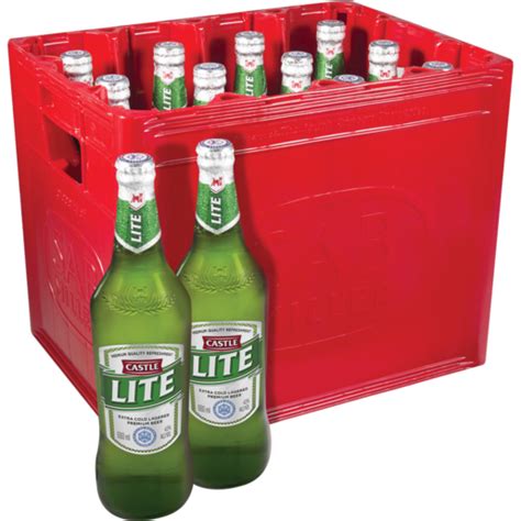 Castle Lite Beer Bottles 12 x 660ml | Beer | Beer & Cider | Drinks | Shoprite ZA