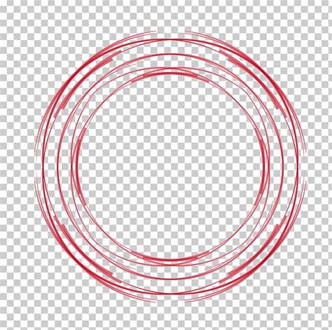 Red Circle Hand-painted Hollow Circle PNG, Clipart, Button, Circle, Circle Frame, Color, Design ...