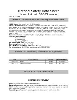 hydrofluoric acid MSDS