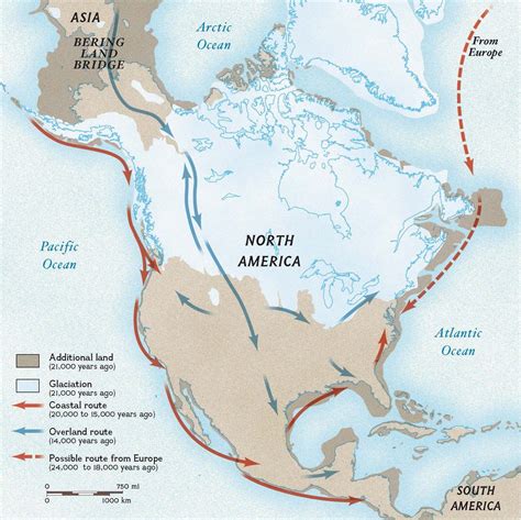 Bering Land Bridge | North america map, Land bridge theory, Map