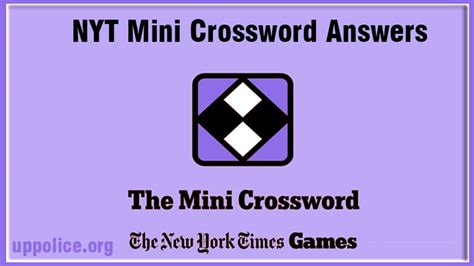 NYT Mini Crossword Answers Today (August 2024) nytimes puzzles Solution