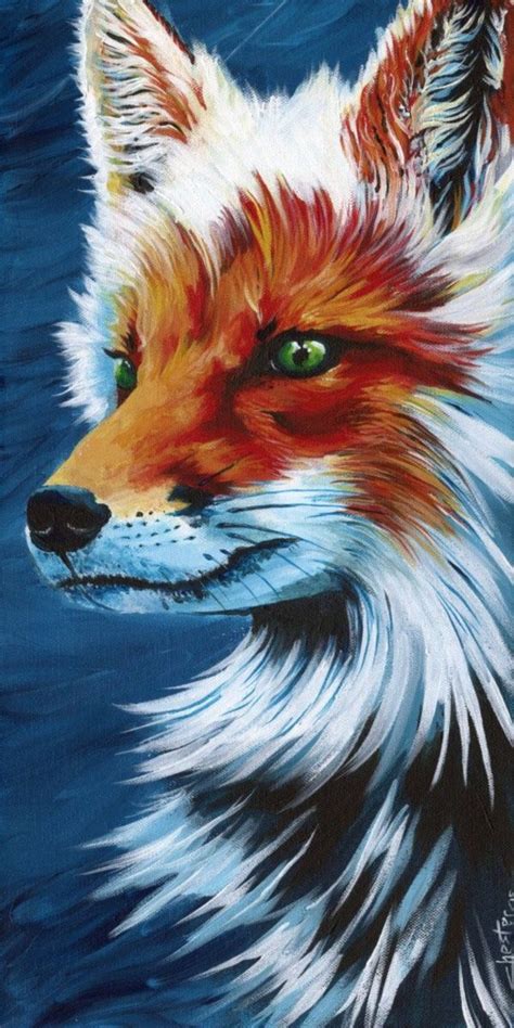 Simple-Acrylic-Canvas-Painting-Ideas-for-Beginners | Woodland art, Fox ...