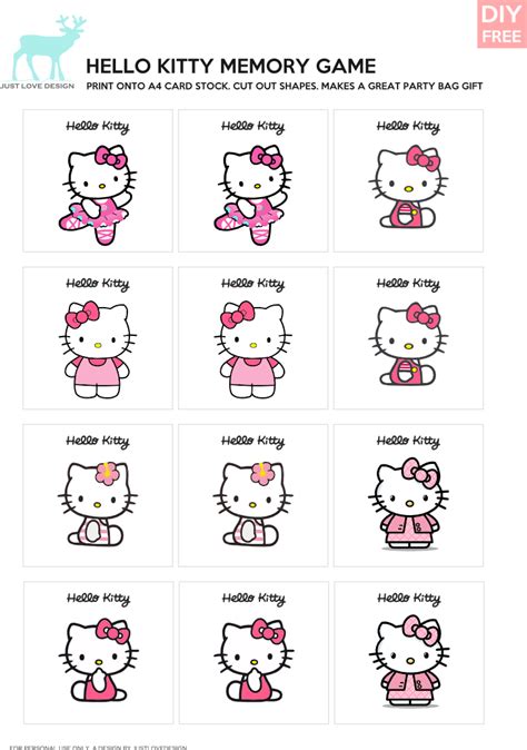 Printable Hello Kitty Party Games