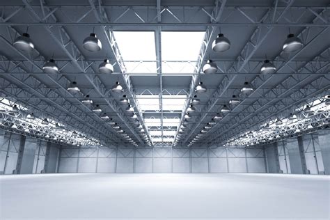 warehouse showing lighting on ceiling - PCS Energy