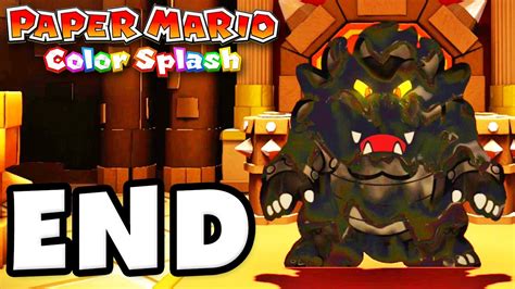 Paper Mario: Color Splash - Gameplay Walkthrough Part 38 - Final Boss! 100% Ending! (Nintendo ...