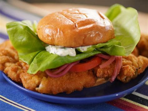 Indiana Breaded Pork Tenderloin Sandwich Recipe | Jeff Mauro | Food Network