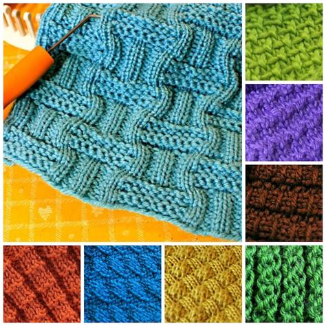 Top Ten 10 Loom Knit Stitch Patterns: Andalusian Linen - Etsy