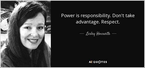 TOP 14 QUOTES BY LESLEY HOWARTH | A-Z Quotes