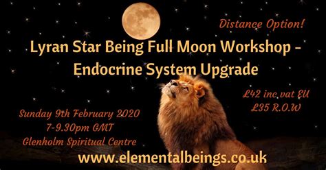 Lyran Star Being Endocrine System Upgrade Full Moon Workshop ...