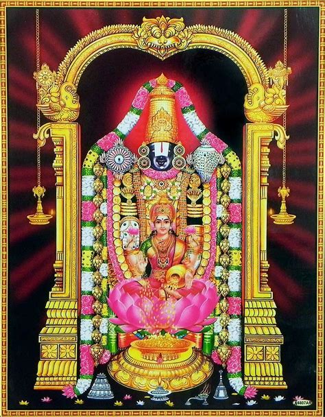 Balaji with Lakshmi (via Dolls of India) God Venkateswara Images Hd ...