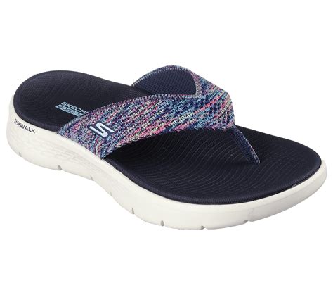 Skechers Go Walk Flex Sandal-invoke Flip-flop in Blue | Lyst