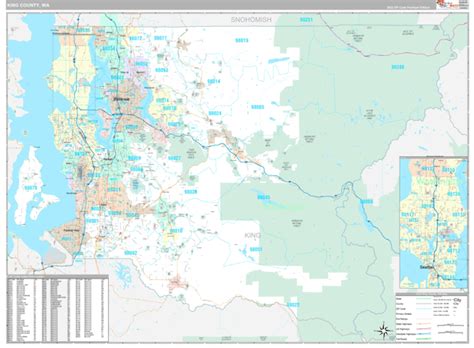 King County Zip Code Map - Maping Resources