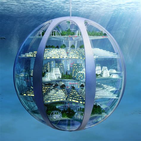 Underwater Bubble City | 水中都市, 未来都市, 都市