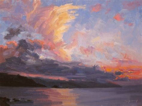 painted sunset clouds - Google Search | Sky painting, Painting, Cloud painting