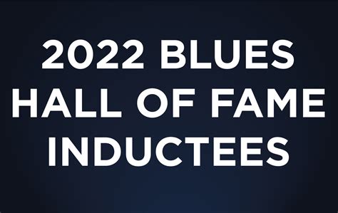 Blues Hall Of Fame Inductees