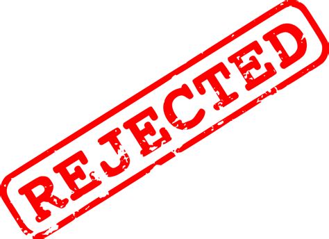 5 Red Rejected Stamp (PNG Transparent) | OnlyGFX.com