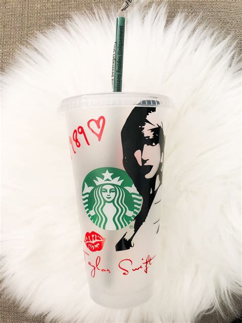 Taylor Swift themed Starbucks Cup | Etsy