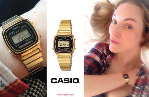 Casio Gold Tone Digital Ladies Chronograph Watch