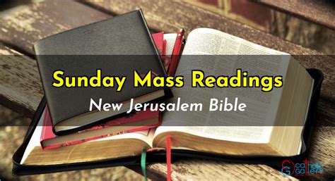 Catholic Mass Readings - Sunday - New Jerusalem Bible - Catholic Gallery