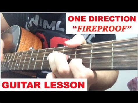 One Direction Fireproof Guitar Chords