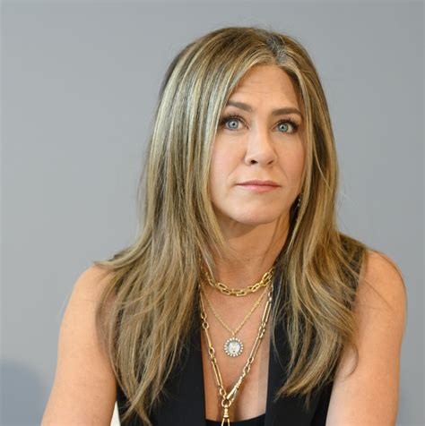 JENNIFER ANISTON at The Morning Show Press Conference in Beverly Hills ...