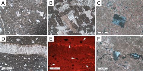 -Microphotographs of: A) Tabular and prismatic euhedral crystals... | Download Scientific Diagram