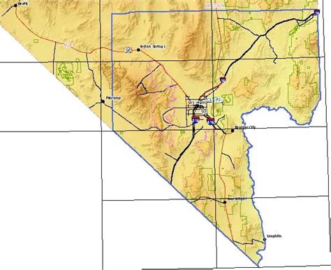 Map Of Clark County Nevada - Maping Resources