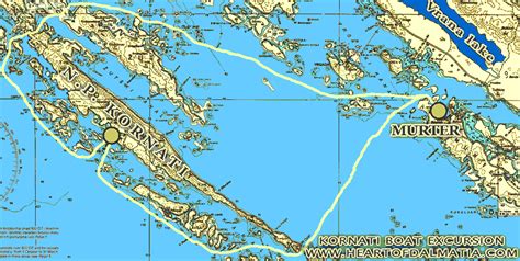 Kornati National Park Map