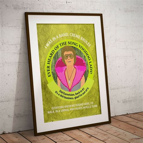 The League of Gentlemen - LES McQUEEN Character Quotes Print (3 Sizes ...