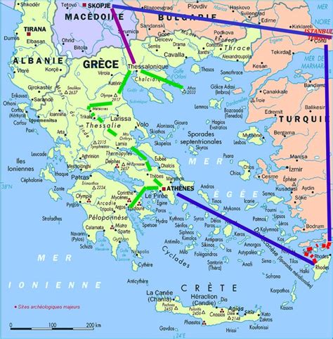 2013 Greece and Turkey Tour | Greece map, Greece travel, Greek islands