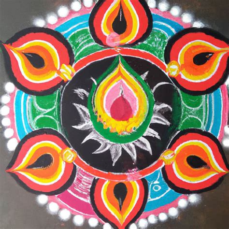 Tihar Rangoli: Simple Rangoli Designs for Tihar - Stunning Nepal