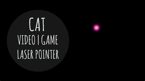 Pink laser pointer video for cats to watch | Games for cats - YouTube