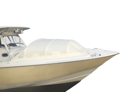 Boston Whaler 320 Outrage bow dodger universal fit center console boat shade tent hood marine ...