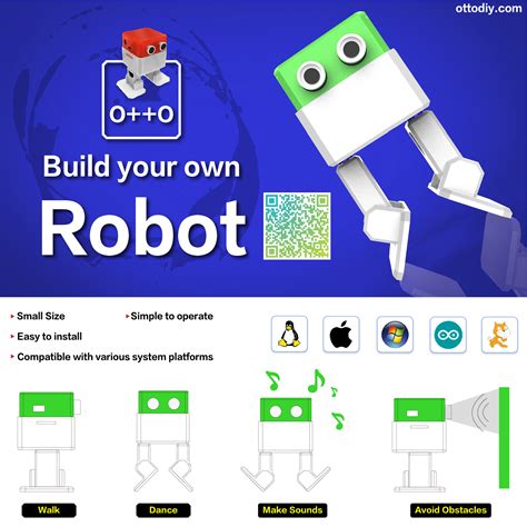 Keyestudio Electronic Parts Diy Learning Educational Robot Kit For Otto ...