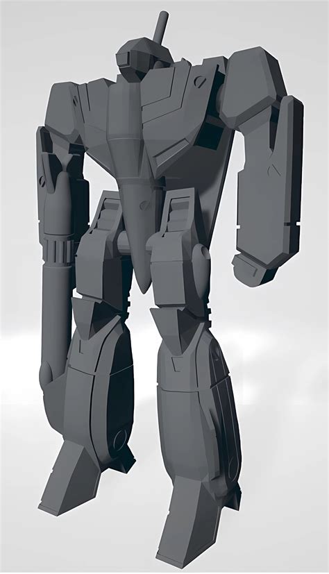 3D file 1/285 RRT VF-1 Valkyrie Battroid Battloid - Project Echelon (Squad Pack A)・3D printing ...