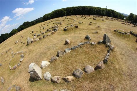 Viking cemetery stock photo. Image of burial, religion - 67915036