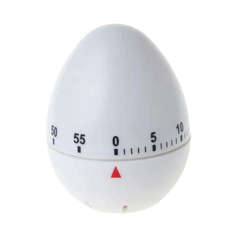 Egg Shape 60 Minute Mechanical Timer Countdown Alarm Kitchen Cooking ...