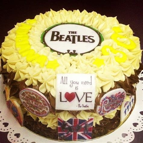 Beatles cake @Kelli Chambers I can tag you now! Look maybe something ...