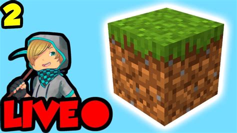 Playing Minecraft One Block Survival LIVE (Day 2) - YouTube