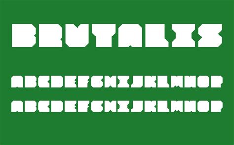 Brutalism free font