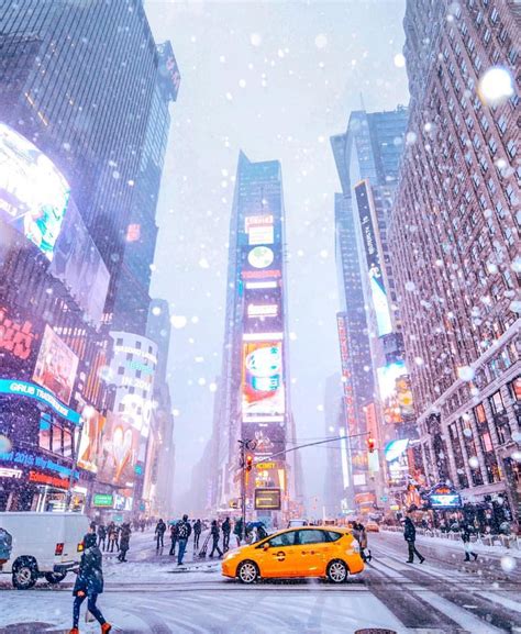 Winter in Times Square - NYC Picture by @thewilliamanderson . #wonderful_places for a feature ...