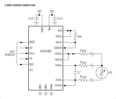 Pt100 Temperature Sensor Circuit Diagram