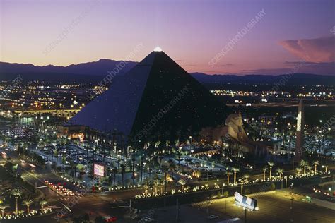 Luxor pyramid hotel & Casino, Las Vegas - Stock Image - T835/0164 - Science Photo Library