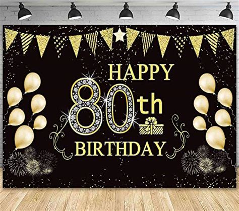 80th Birthday Banners - 20+ Banners and Signs Perfect for Anyone ...