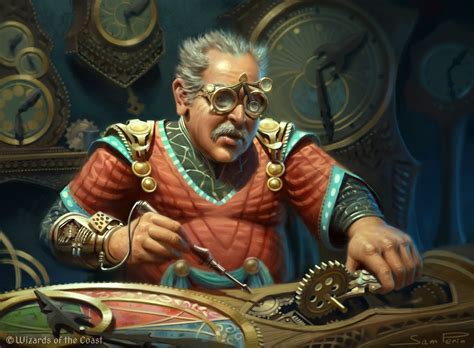 Rusko, Clockmaker by Sam Perin : r/characterart