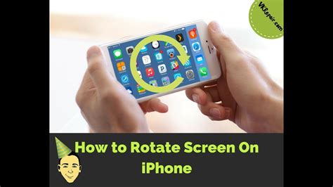 How to Rotate Screen on iPhone - YouTube