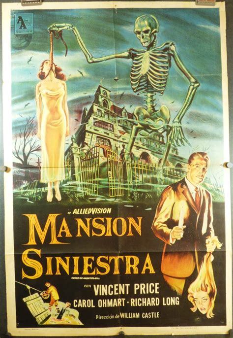 HOUSE ON HAUNTED HILL, Original Vincent Price Horror Movie Poster - Original Vintage Movie Posters