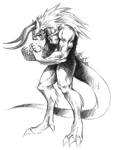 Vincent, Galian Beast Form Art from Final Fantasy VII #art #artwork # ...