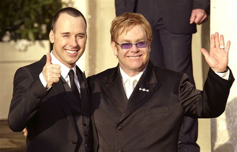 Elton John and David Furnish celebrated their union in December 2005 ...