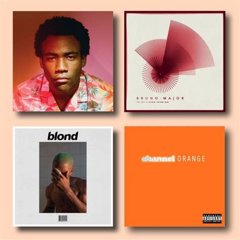 Frank Ocean, Childish Gambino, Bruno Major Inspired Vinyl (Album Cover ...